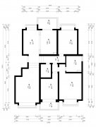 永大清华园160m²三室两厅现代中式户型点评